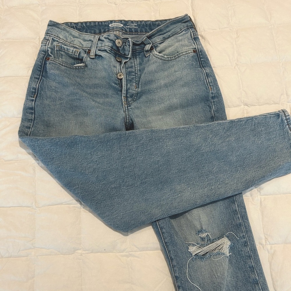 O.G. Straight high rise jeans